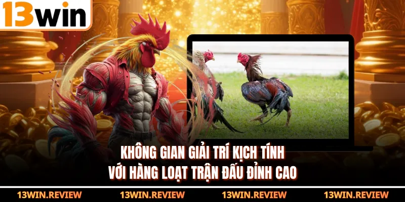 Không gian giải trí kịch tính với hàng loạt trận đấu đỉnh cao