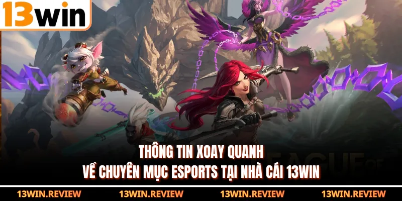 Thông tin xoay quanh về chuyên mục Esports tại nhà cái 13WIN